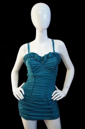 1940s Jantzen Gathered Pin Up Swimsuit