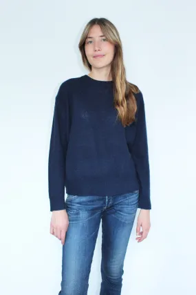 360 Daphne Crewneck Knit in Blue Depths