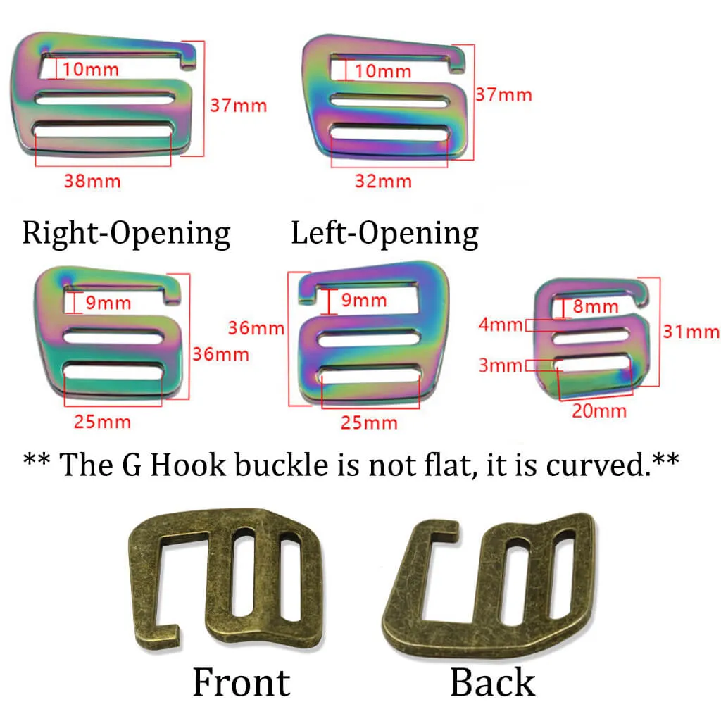 5 PCS Arc G Hook buckle