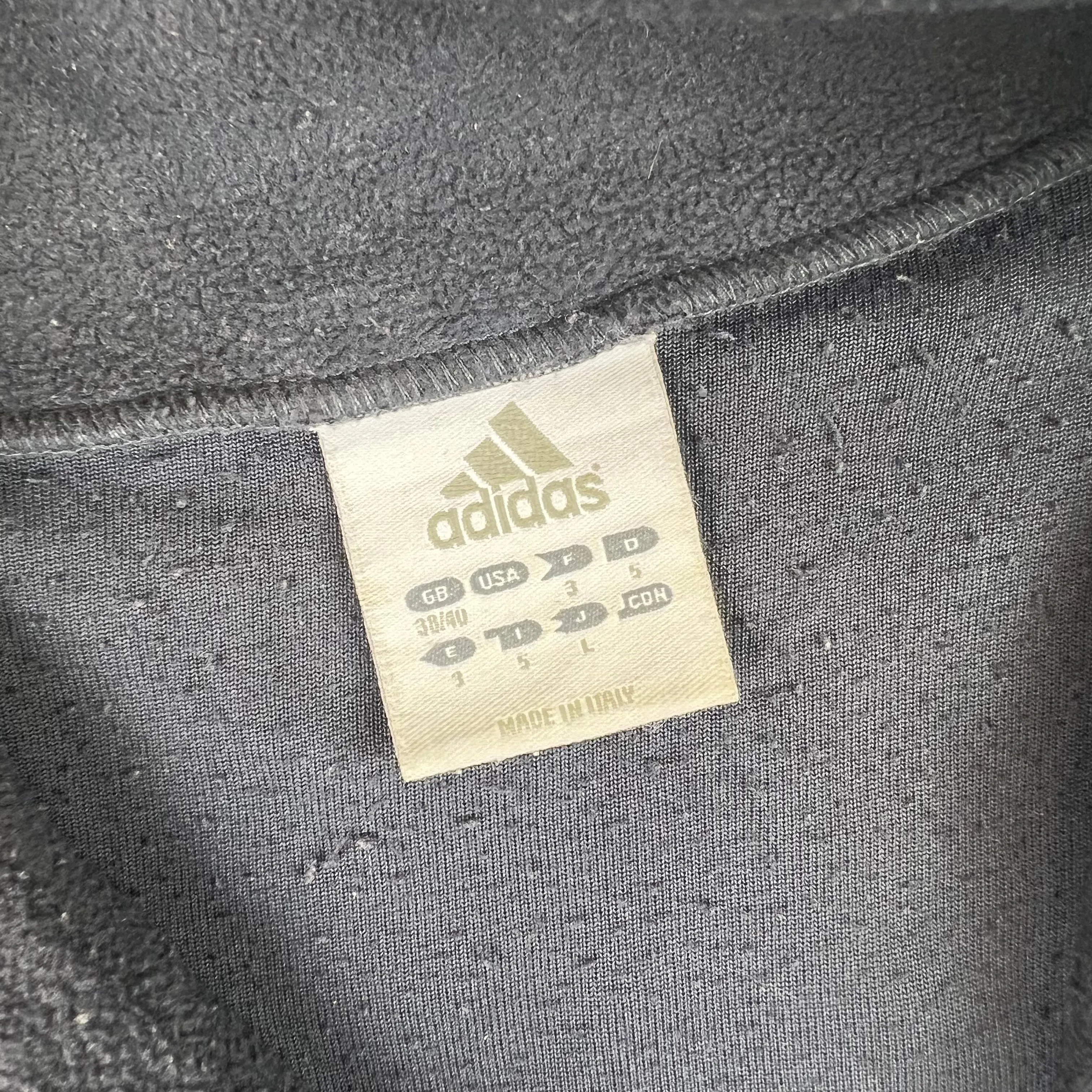 Adidas Striped Full Zip Fleece