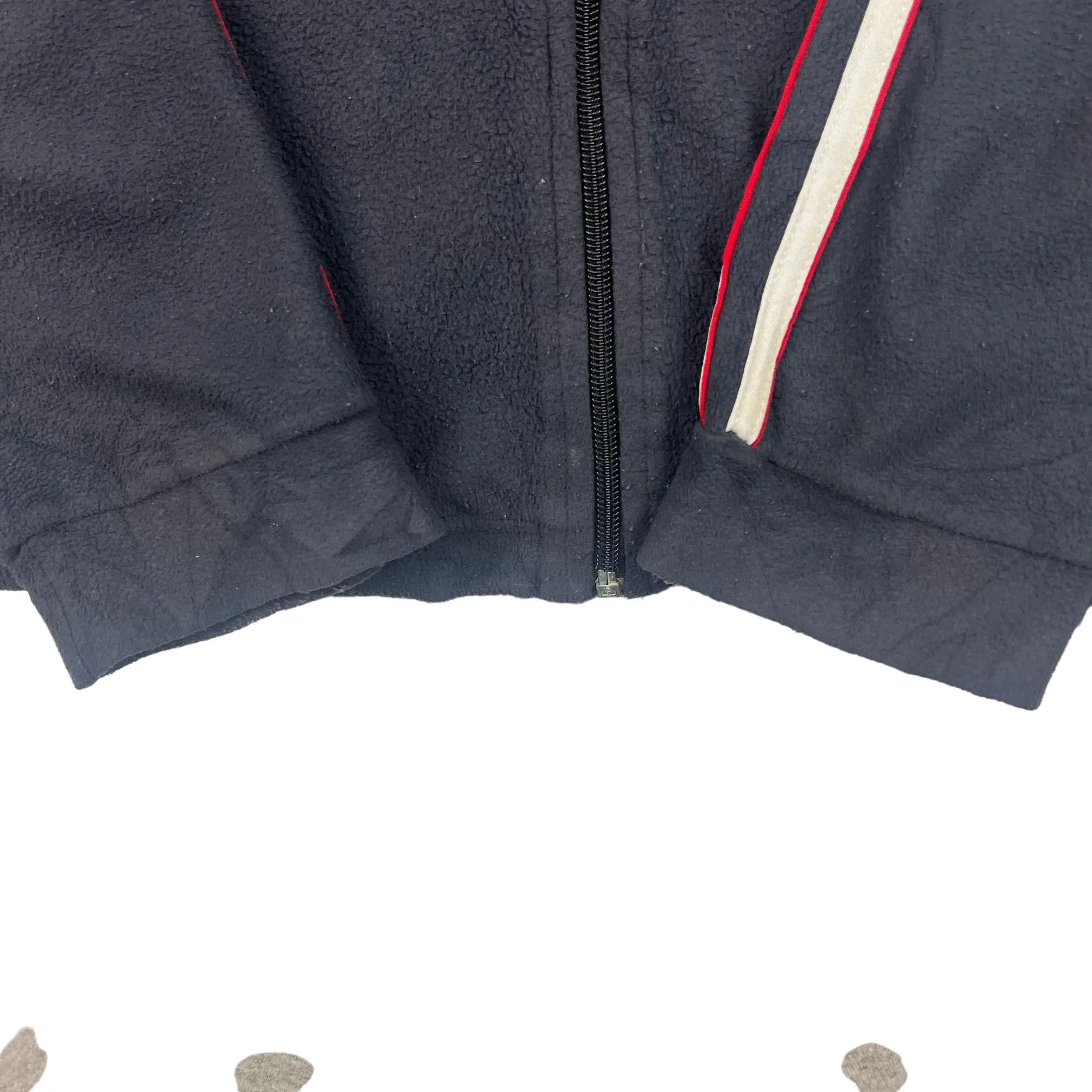 Adidas Striped Full Zip Fleece