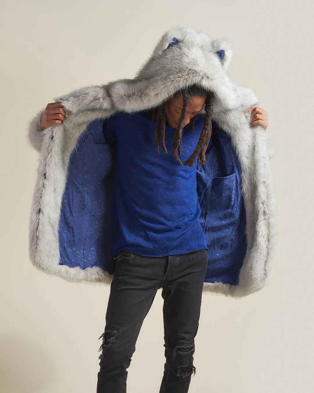 Arctic Wolf Luxe Classic Faux Fur Coat | Men's