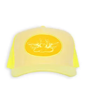 Boys Lie Trucker Hat Lemon Drop Logo