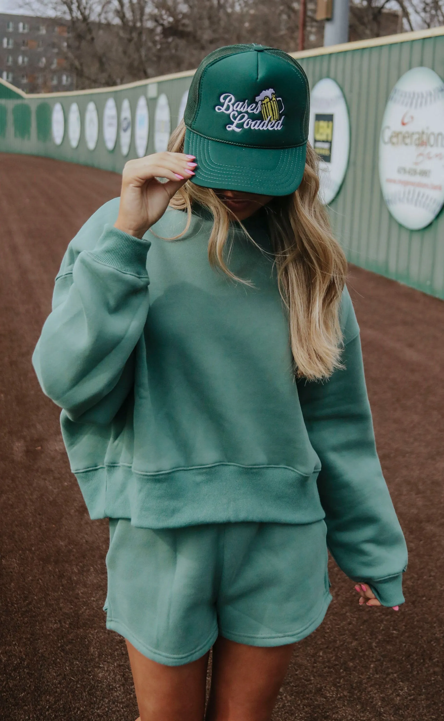 charlie southern: bases loaded trucker hat