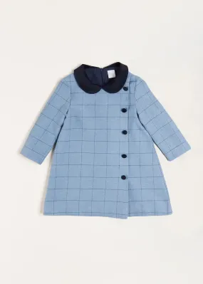 Eccleston Long Sleeve Dress in Blue (18mths-10yrs)