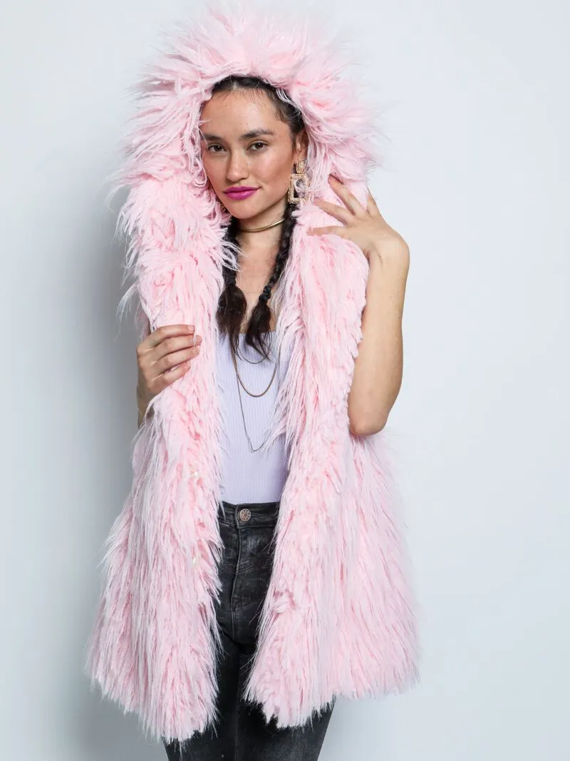 Flamingo Faux Fur Vest