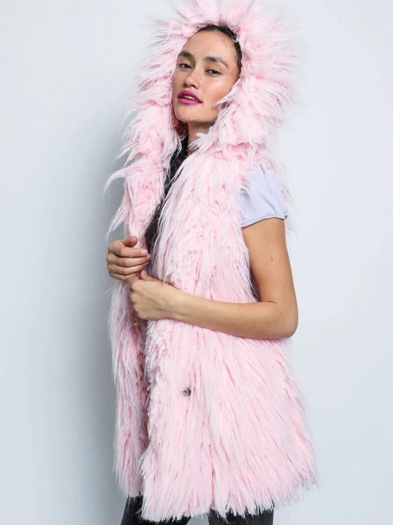 Flamingo Faux Fur Vest