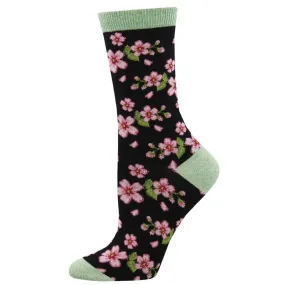 In Bloom Women's Bamboo Crew Socks