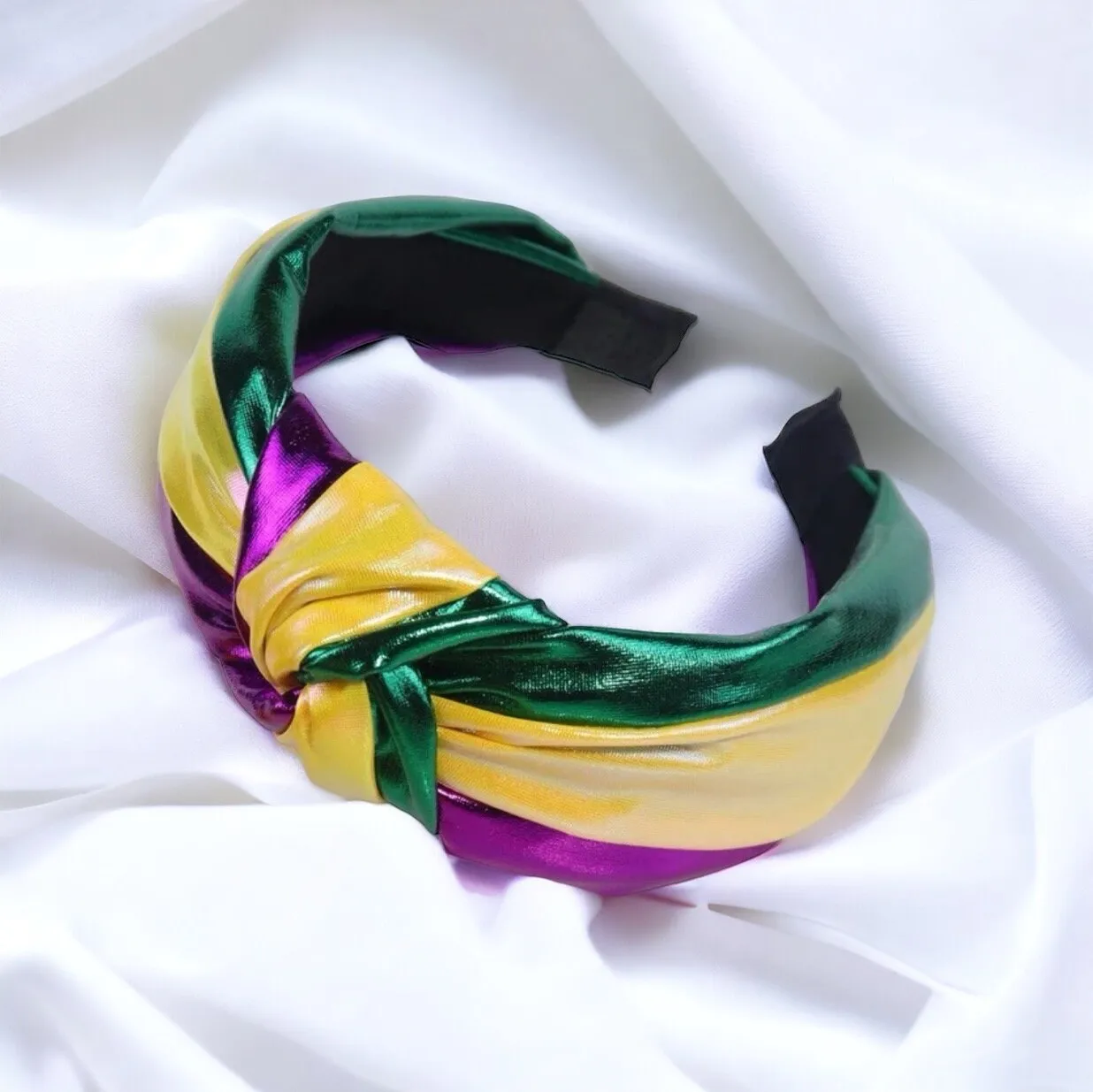 Mardi Gras Headband - Purple Green Gold, Mardi Gras Headpiece, Mardi Gras Accessories, Shinu Headband, New Orleans, Carnival Time, Shimmer