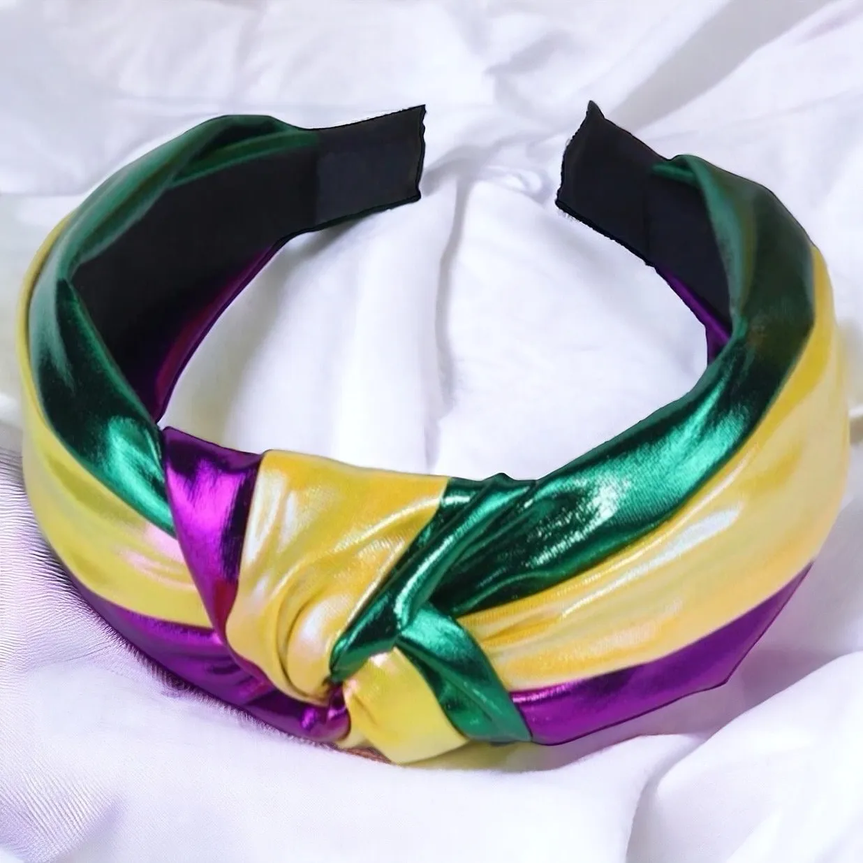 Mardi Gras Headband - Purple Green Gold, Mardi Gras Headpiece, Mardi Gras Accessories, Shinu Headband, New Orleans, Carnival Time, Shimmer