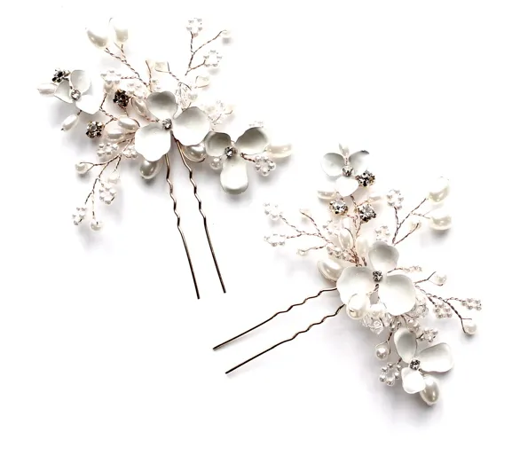 Marina Floral Hairpins