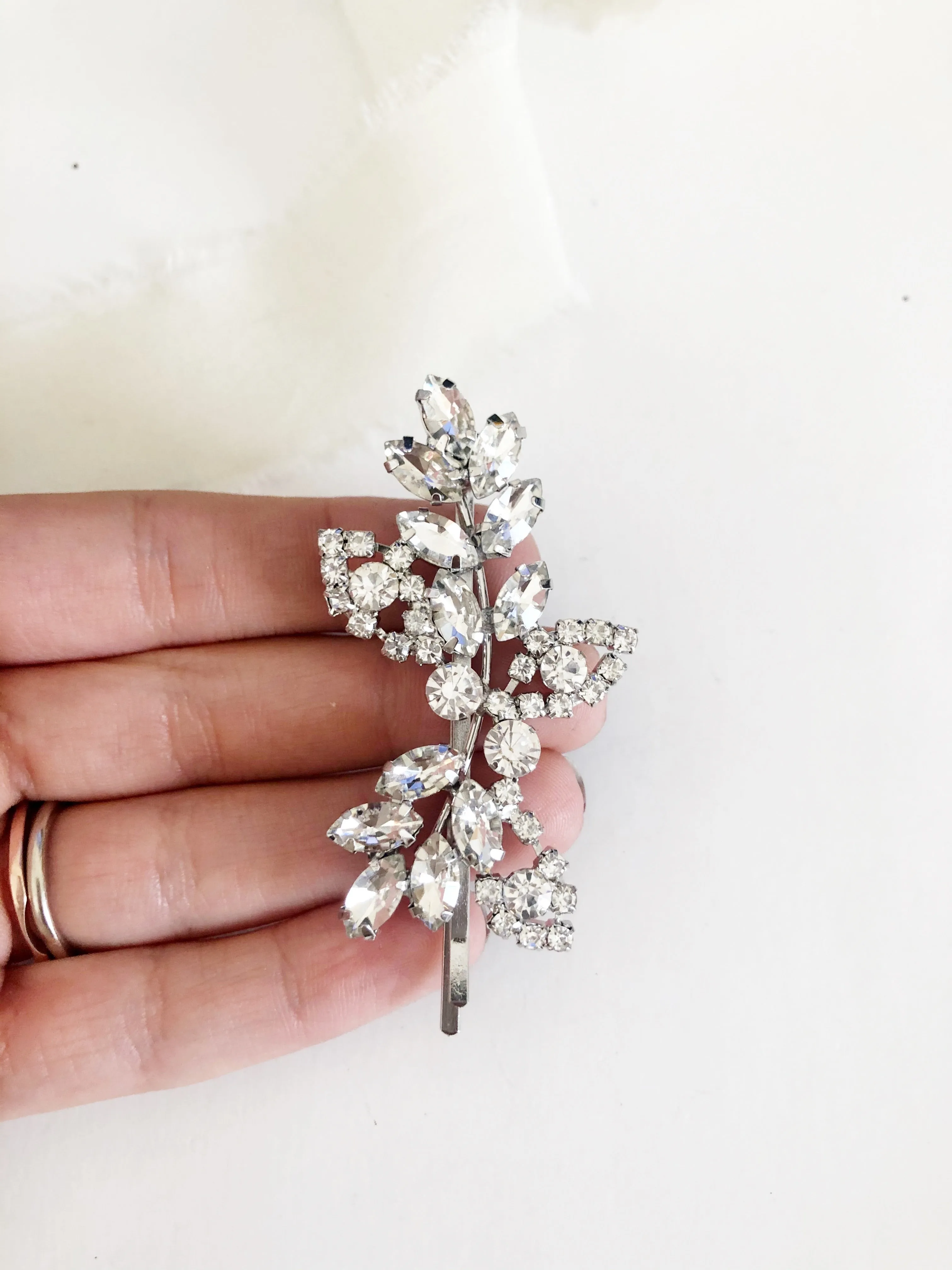 Rhinestone hair pins