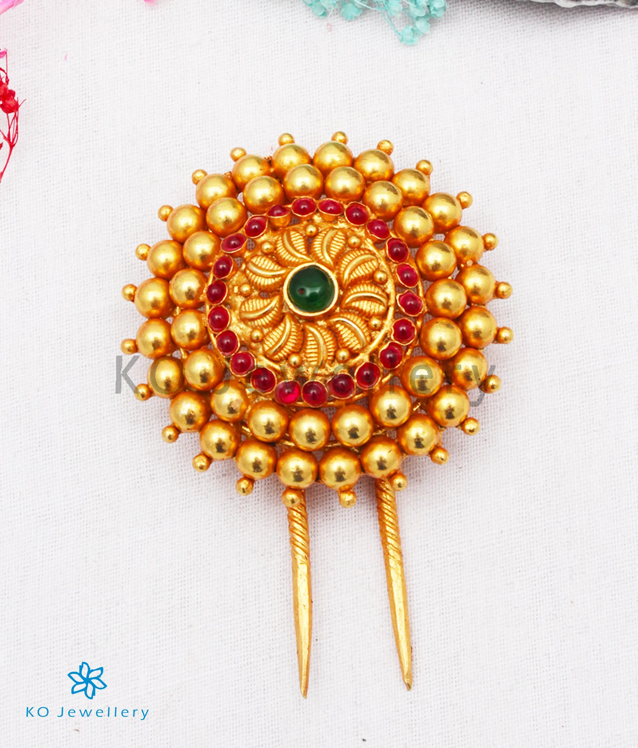 The Ahana Silver Bridal Hair Pin